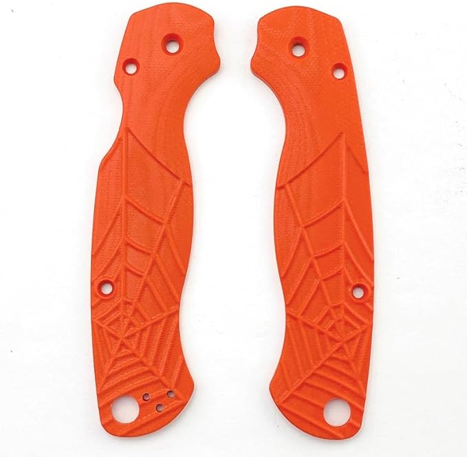 1 Pair G10 Scales Handle Fits for C81 Paramilitary 2 Custom Handle Patch DIY Making Replacement Accessory(Red)