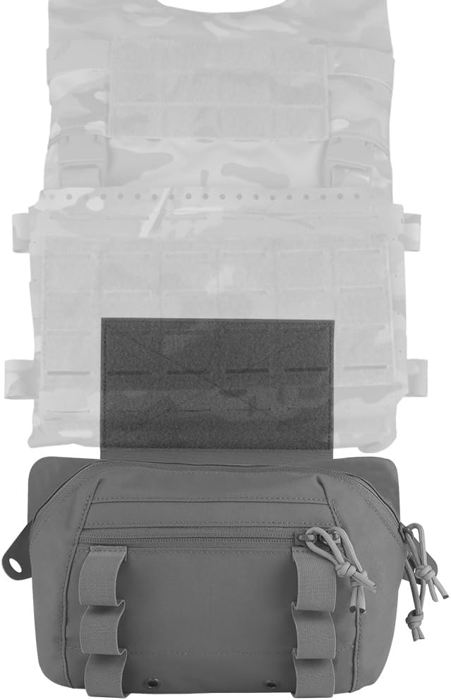 Tactical Drop Pouch Fanny PackUtility EDC Large Multi-Purpose Waist Bags for Tactial Vest Chest Rig