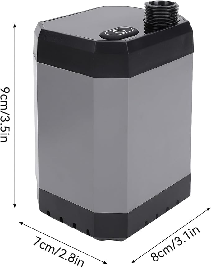 Zunate Portable Shower for Camping Rechargeable Outdoor Shower with LED Display and Adjustable Spray Modes Durable ABS Material for Hiking Travel Pet Bathing Car Washing Beach