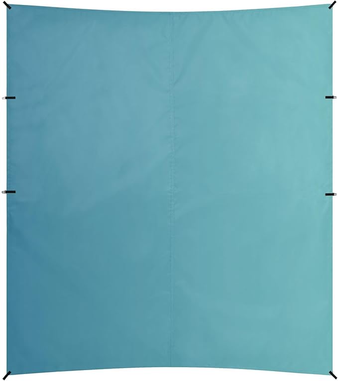 Blue Gradient Foldable Beach Cabana UPF50+ Water-Resistant Large Portable Sun Shelter with Sand Pockets for Camping Picnics Backyard &amp Fishing