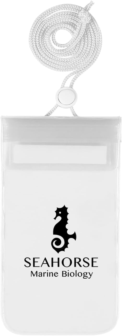 Waterproof Dry Bag With Window Customize Text Name or Personalized Image $1.81 Each - Sold in Pack of 100 - Clear