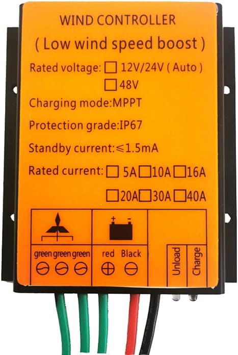 3000W MPPT Charge Controller12V-220V for Wind Turbine10A 20A 30A Low Wind Speed Volatge Regulator for Wind Generator Three Phase12v