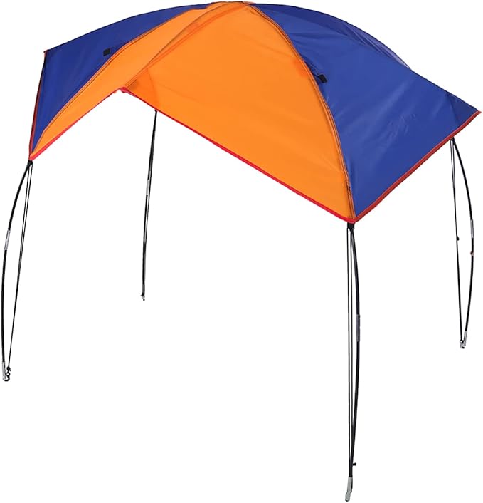 RiToEasysports 2‑4 Persons Kayak Awning CanopyBoat Sun Shade Shelter Sailboat Awning Cover for Camping Fishing
