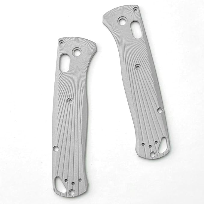 1 Pair Scales Handle Fits for Benchmade Bugout 535 CNC Aluminum Alloy Handle Patch