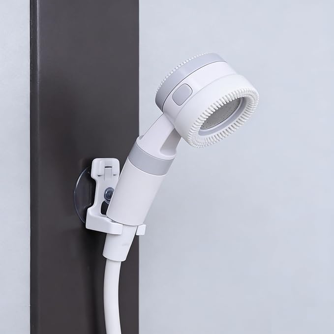 Portable Camping Shower Pump with Rechargeable Battery Outdoor Shower Head Sprayer for Hiking Travel Car Washing &amp Pet Cleaning
