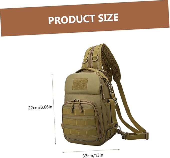 Happyyami Large Capacity Camouflage Backpack for Men Outdoor Camping Gear Multi-purpose Hiking and Fishing Shoulder Bag Durable Dual-strap Design for Adventurers