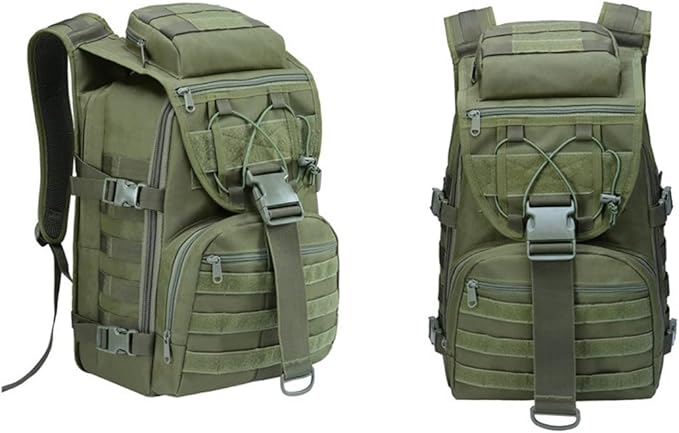 Military Tactical Backpack Army 3 Day Assault Pack Molle Bag Backpacks Hiking Daypacks For Men (Military Green)