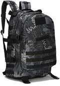 Men and Women Outdoor Camouflage Backpack Capacity Hiking and Camping Bag Multi-functional Storage Organizer 40L 3D Backpacks (A14 one size)