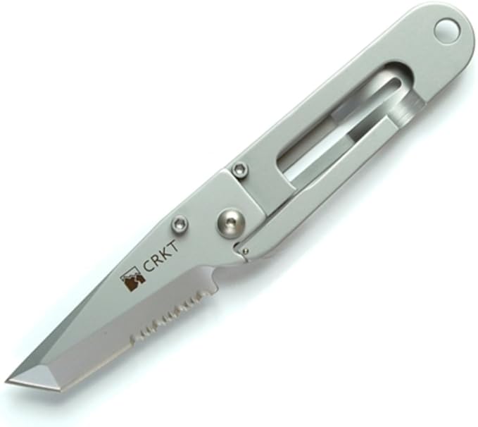 K.I.S.S. Stainless Handle &amp Blade Tanto ComboEdge