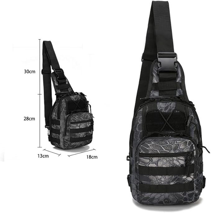 Outdoor Sports Hiking Sling Bag Shoulder Pack Camouflage Tactical Molle Combat Chest Bag