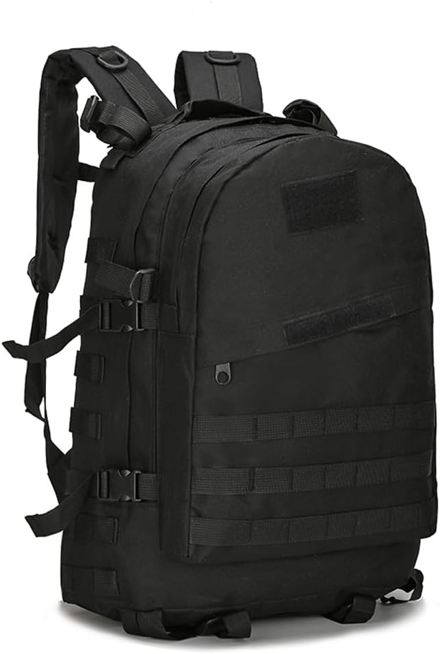 36-55L Military MOLLE Backpack for Men and Women Rucksack Tactical Assault Pack Bag for Hunting Camping Trekking (Black)