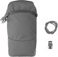 Tactical Pocket 3-Pocket Division Hydration Pouch Bag Lightweight Backpack Attachment Pouches with Elastic Rope for Tactical Organization
