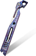 EDC Multitool Pry Bar with Utility knife Bottle Opener EDC Pocket Tool Gifts for Men (lightning streak)