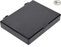 Pioneer Plastics 515CHIPS Black Rectangular Hinged Plastic Container 4.625 W x 3.5 D x 0.75 H Pack of 12