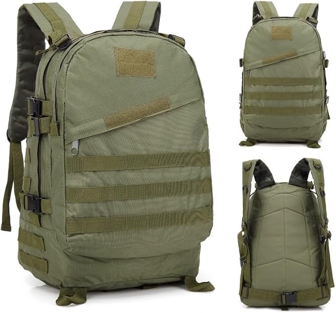 Tactical Backpack Military Molle Hiking 36-55L Camouflage outdoor sports army green