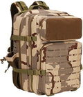 Outdoor Sports Pack Hiking Bag Rucksack Knapsack Combat Camouflage Tactical Backpack - 3 Color Desert