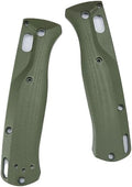 1 Pair G10 Scales is Suitable for Bugout 535 Green Handle Patch Blank DIY Replacement