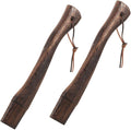 2pcs Wooden Axe Handle Replacement Mini Axe Handle Comfortable Grip and Hardwood Construction for Outdoor Activities and Camping