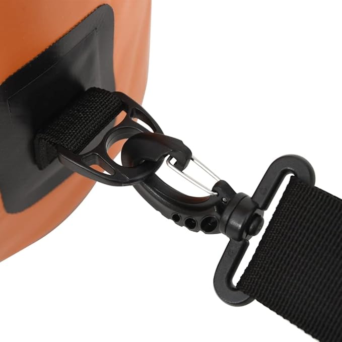 YAFF Dry Bag with Zipper Orange 4 gal PVC (2.266lbs)
