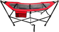 Portable Hammock Portable Simple Folding Single Hammock Travel Beach Bed Lounge Chair Hammock Balcony Swing Bed for Backpacking Beach