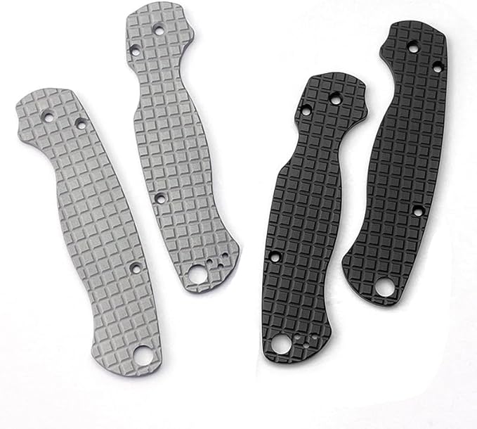 1 Pair Scales Handle Fits for Spyderco C81 Paramilitary 2 CNC Aluminum Handle Patch