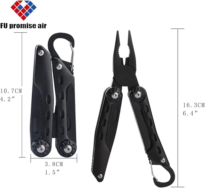 Multi-Purpose Pocket Knife Pliers Kit Durable Stainless Steel Multi-Plier Multi-Tool for Survival Camping Hunting