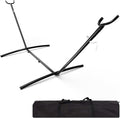 9FT Heavy Duty Adjustable Steel Hammock Stand 450 LBS Capacity Outdoor Hammock Frame Weather Resistant &amp Easy to Assemble for Patio Yard Garden