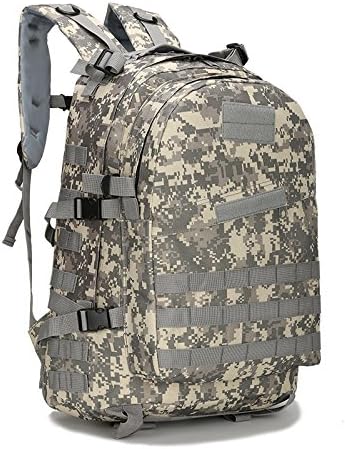 Men and Women Outdoor Camouflage Backpack Capacity Hiking and Camping Bag Multi-functional Storage Organizer 40L 3D Backpacks (A12 one size)