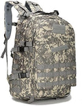 Men and Women Outdoor Camouflage Backpack Capacity Hiking and Camping Bag Multi-functional Storage Organizer 40L 3D Backpacks (A12 one size)