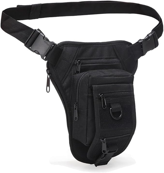 Multi-Purpose Tactical Drop Leg Bag for Men Tactical Thigh Pack Military Utility Pouch Cross Over Leg Outdoor Cycling Hiking Thigh Bag