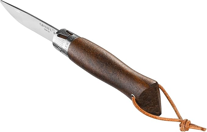 OPINEL NEO6 Folding Non-Locking Pocket Knife OPIFLEX Intuitive Design EDC Folder Wood Handles 2.75 in. Blade (Walnut)