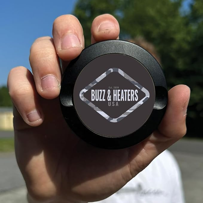 Buzz &amp Heaters Metal Container for Zyn | Holder | Can | Pouch | Hunting Accessories | Urban Camo