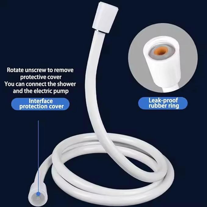 Portable Camping Shower Outdoor Camp Shower Pump Rechargeable Outdoor Shower Head Sprayer with Digital Display Rechargeable Electric Shower Pump for Camping Travel Car Washing