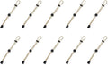 Backpack Bungee Cord 20 PCS Outdoor Backpack Elastic Rope Fixed Buckle Camping Equipment Hiking(Khaki)