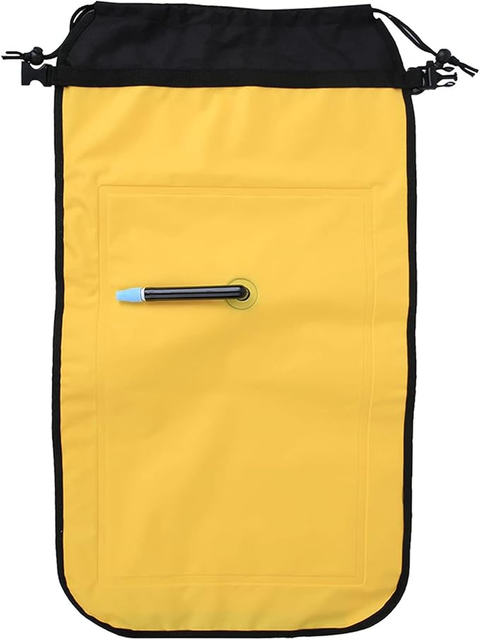 72.5x38cm/28.5x15in Floating Waterproof Dry Bag Nylon Rescue Inflatable Paddle Float Floating Bag Roll Top Sack Keeps Gear Dry