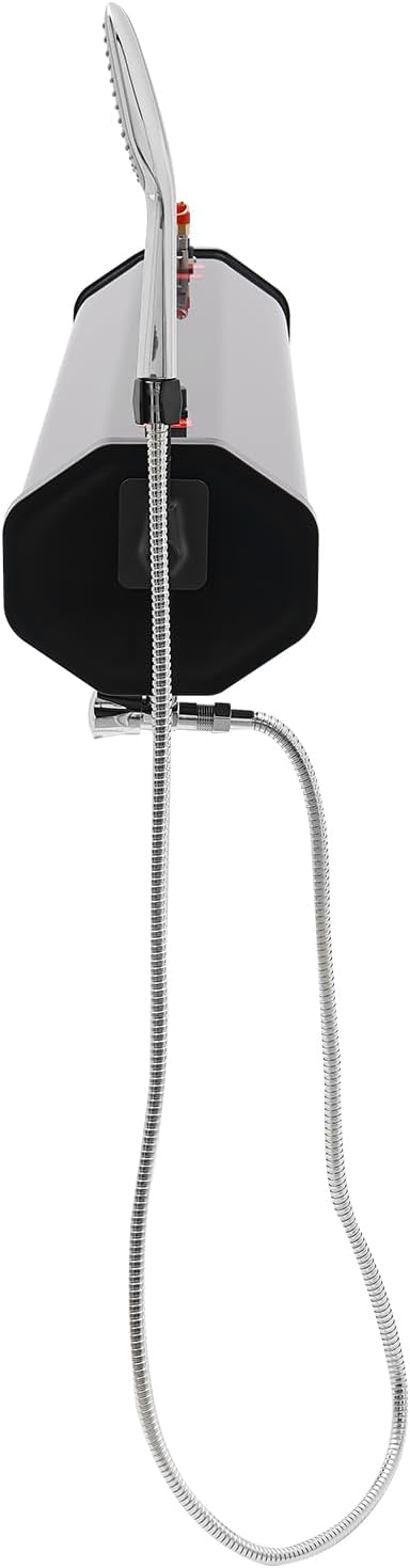 7.9 Gallon Portable Camping Shower Roof-Mounted Pressurized Water Tank Solar Camping Shower for SUV Sedan RV Trucks
