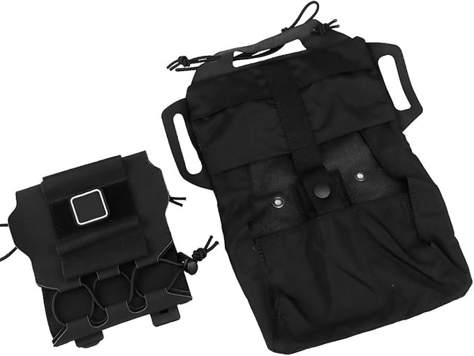 Tactical First Aid Pouch Kit: 0.177kg Ultra-Light Modular Belt/MOLLE/Pack Mount Reinforced Tactical Medic Roll