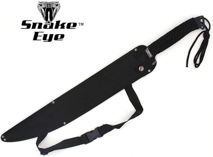 Snake Eye Tactical Fantasy Sword w/Nylon Sheath Machete Outdoors Camping