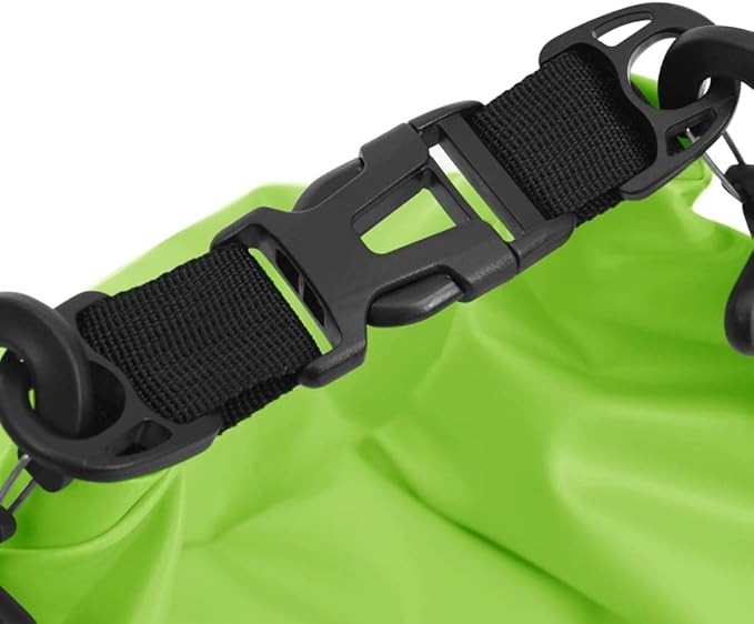 SKM Dry Bag with Zipper Green 4 gal PVCGreen (Weight 1.06KG)