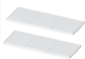50 Gallon Storage Bin Lid (2-Pack) - Accessory/Replacement Part Bin Not Included White