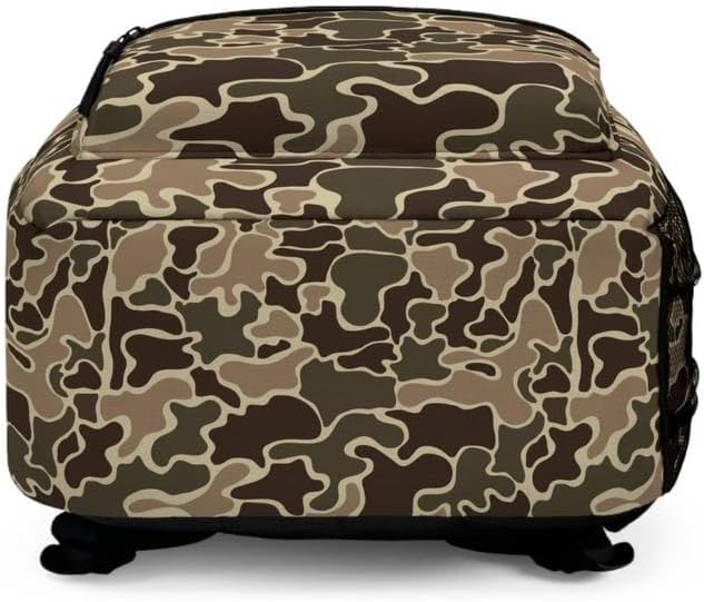 Vintage Swamp Camouflage Bookbag/Vintage Backpack/Fashion Camouflage Travel Bag/Hunting Bag/Country Life Backpack