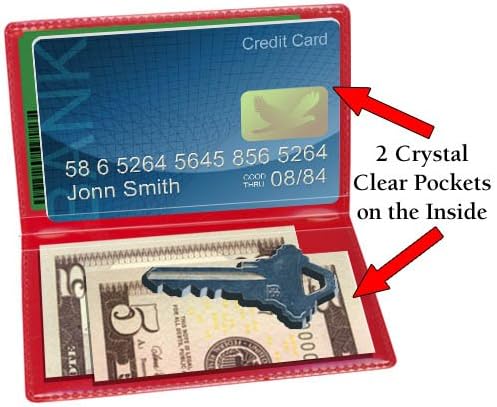 StoreSMART - Fisherman &amp Boating Wallet Set - 2 Plastic Zippered Wallets w/Lanyards 2 Plastic Folding Card Holders