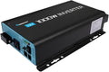 Renogy 1000W Pure Sine Wave Inverter with ECO Mode 12V DC to AC 120V 110V Converter for Off-Grid Solar System Home RV Solar Power Inverter with Remote Switch Surge 2000W