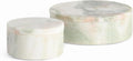 Johanna Marble Round LIDDED Boxes Set of 2