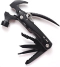 SagaSave 14-in-1 Multitool Hammer Portable Multi Tool Pliers Camping Gear Survival Tool for Sawing Wood Screwing Screws Scraping Scales Cutting Lines
