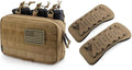 WYNEX Tactical Mag Admin Pouch 2 Pack Shoulder Strap Pad for Vest Carrier Molle Utility Tool Pouch Medical EMT Organizer Backpack Strap Cushion Pads