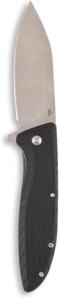OUTDOOR EDGE Brutus 3.25 Folding Pocket Knife - Includes Sheepsfoot Blade Glass filled Nylon Handle with Lock Operation Ambidextrous Opening Mechanism for Men Camping Fishing &amp Hunting