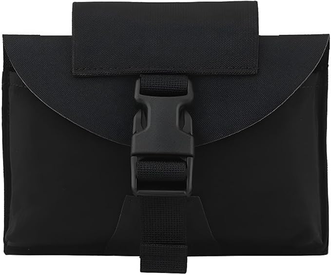 Quick Release Tactical Pouch MOLLE Compatible Waist Bag Multi-Functional First Aid Kit Nylon Fabric 15×18.5cm Lightweight 0.085kg