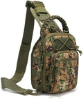 Outdoor Chest Bag Military Tactical Shoulder Bag Sling Backpack Oxford Mountaineering Camping Fishing Hiking Molle Mi