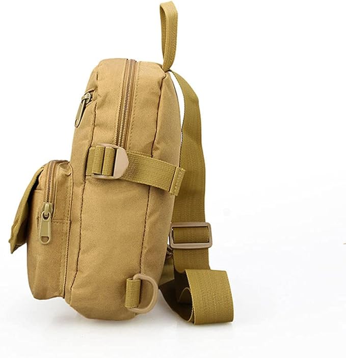 Sunnystacticalgear Outdoor Sports Hiking Sling Bag Shoulder Pack Camouflage Tactical Chest Pack - Green